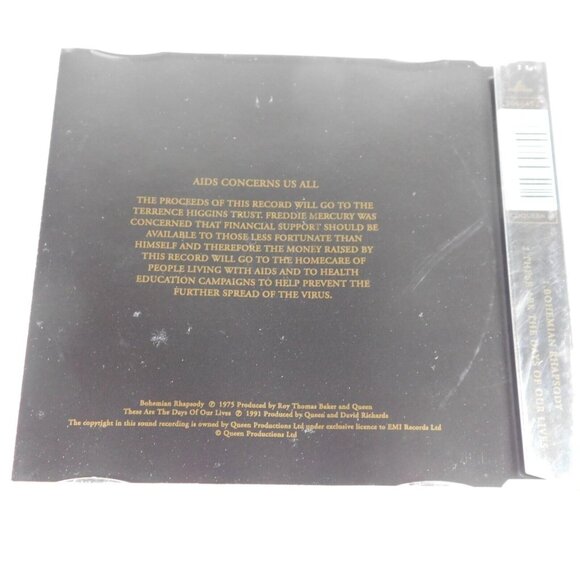 Queen Bohemian Rhapsody Days Of Our Lives 1991 Single CD IMPORT AIDS Benefit - Picture 3 of 5